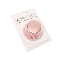 Standard Light Pink Foil Baking Cups (50 pack)