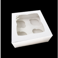 4 Hole Cupcake Box
