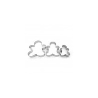 GINGERBREAD MEN CUTTER SET OF 3