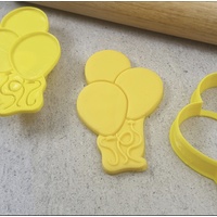 3 Balloons Cutter and 3D Embosser SET017
