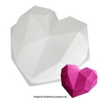 Extra Large 3D Geo Heart Silicone Mould