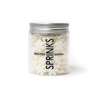 XL WHITE SNOWFLAKES (60G) - BY SPRINKS