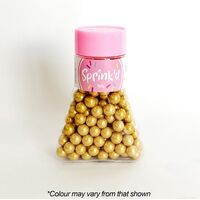 SPRINK'D  SUGAR BALLS  GOLD  8MM  100G