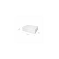18x14x6(H)in RECT/HALF SLAB CAKE BOX+LID