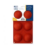 HALF SPHERE SILICONE MOULD - 6 CAVITY