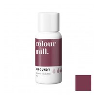 Burgundy Oil Based Colouring 20ml by Colour Mill