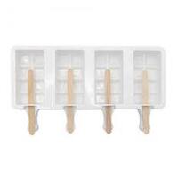 SILICONE CHOCOLATE BAR CAKESICLE MOULD - 4 CAVITIES Sugar Crafty