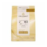 2.5kg CALLEBAUT WHITE CHOCOLATE CALLETS 