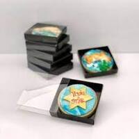 Black Loyal Individual Biscuit Box 3.5In x 3.5In x .75H