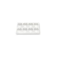 8 HEART GEOMETRIC SILICONE MOULD