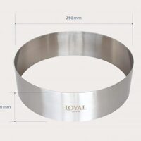 250mm FOOD/STACKER RING S/S