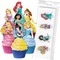 Disney Princess WAFER TOPPERS  PACKET OF 16 CAKE CRAFT