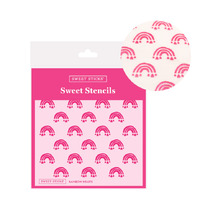 RAINBOW HEARTS STENCIL - Sweet Sticks