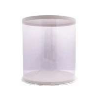 10 Inch CLEAR CYLINDER CAKE BOX