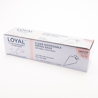 SIZE 22Inch Clear Disposible Loyal Piping Bags BOX 100