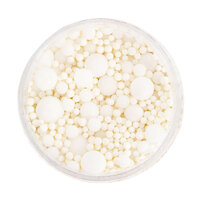 WHITE BUBBLE BUBBLE (65G) SPRINKLES - BY SPRINKS