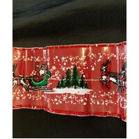 Red Christmas Frill (sold per Meter)