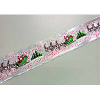 Silver Christmas Frill (sold per Meter)