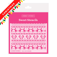 JOLLY UGLY SWEATER SWEET STENCIL
