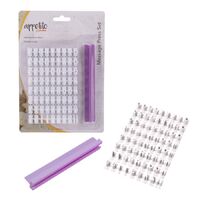APPETITO MESSAGE PRESS SET (ALPHABET & NUMBERS) - LILAC