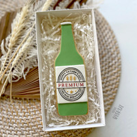 Happy Father's Day Beer Bottle Cutter & Debosser Set (Little Biskut) LBD094