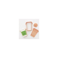 Thanks A Latte' Coffee Cup Cutter & Embosser Set (Little Biskut) LBD008