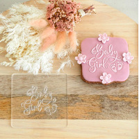 Baby Girl Raise It Up / Debosser Stamp094