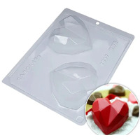 Geo Heart Chocolate Mould BWB 200g