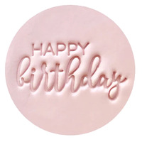 Happy Birthday Embosser (Little Biskut) LBD102