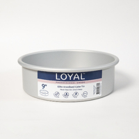 9 INCH ROUND 3 INCH DEEP ANODISED CAKE TIN
