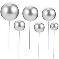 Silver Cake Ball Set - Large