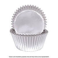 408 Silver FOIL BAKING CUPS 72pc