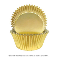 700 GOLD FOIL BAKING CUPS 72pc