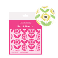 SCANDI SUNFLOWER SWEET STENCIL