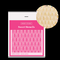 GRANDE CHEVRON SWEET STENCIL