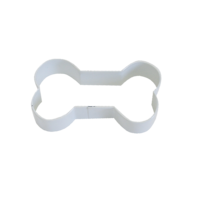 DOG BONE COOKIE CUTTER 9CM - WHITE