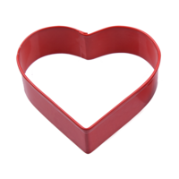 HEART COOKIE CUTTER 8CM - RED