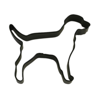 DOG COOKIE CUTTER 10CM - BLACK