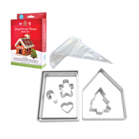 7 PIECE GINGERBREAD HOUSE BAKE SET