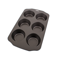 DAILY BAKE PROFESSIONAL NON-STICK 6 CUP JUMBO MUFFIN PAN