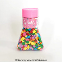 SEQUINS RAINBOW 7MM  90G SPRINKD