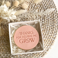 Thanks For Helping Me Grow Embosser (Little Biskut) LBD156