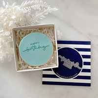 Happy Birthday Tiny Text Stamp (Little Biskut) LBT001