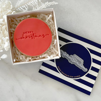 Merry Christmas Tiny Text Stamp (Little Biskut) LBT016