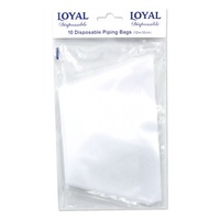 Size 12 Loyal Piping Bag Clear 10 pack 
