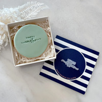Happy Easter Tiny Text Stamp (Little Biskut) LBT036