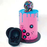 SINGLE SKULL SILICONE MOULD