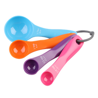 APPETITO MEASURE SPOONS SET 4 - MULTI-COLOUR
