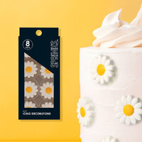 SPRINKS Icing Decorations - DAISY (8 pieces)