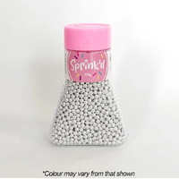 4mm Sugar Balls Silver Shiny